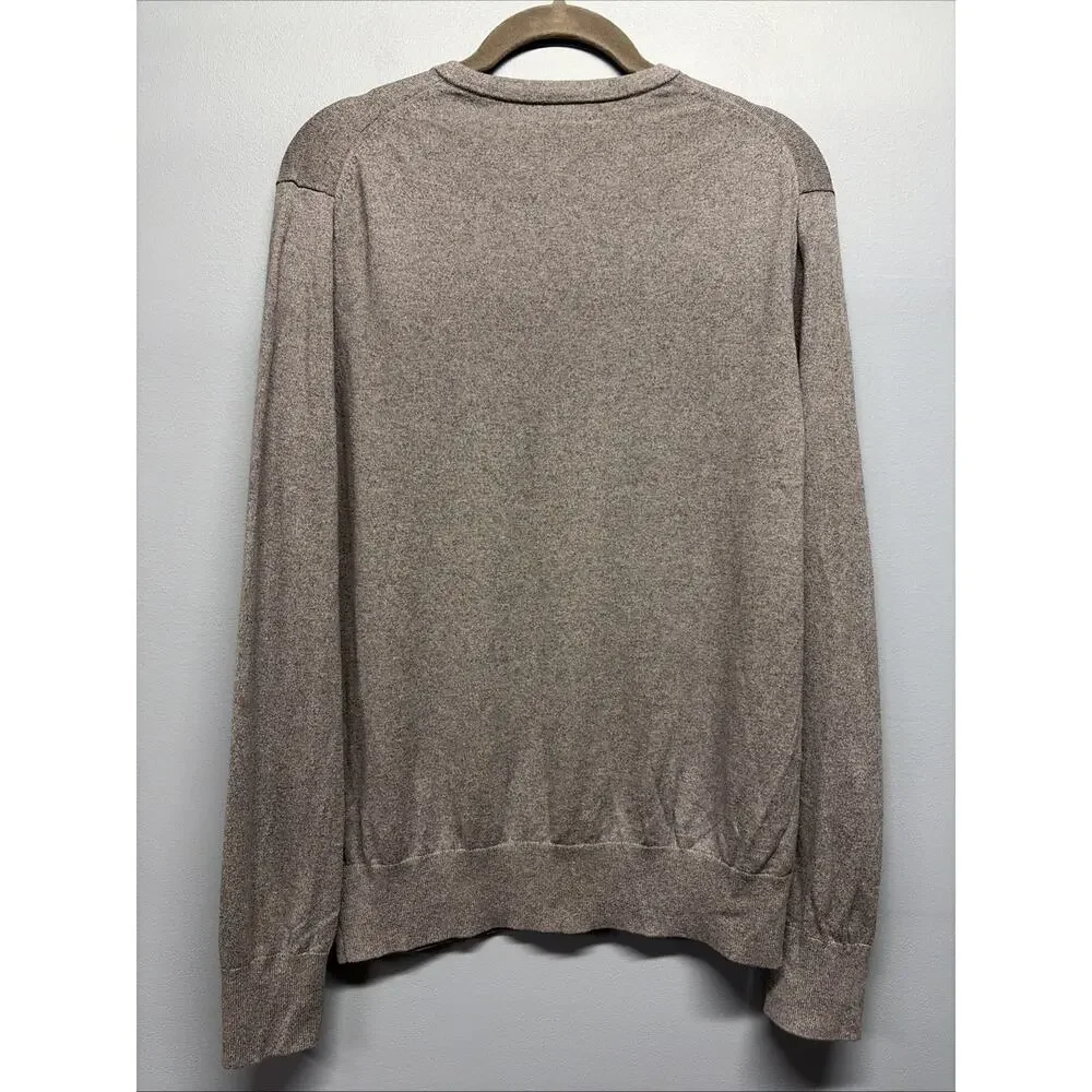 Banana Republic Sweater Mens Medium Cotton Silk Cashmere Blend VNeck